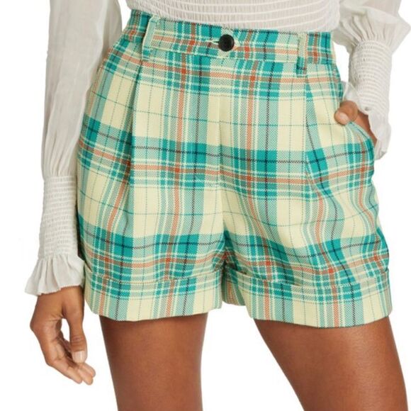 RAG & BONE
Ivy Pleated Plaid Shorts - Picture 9 of 13